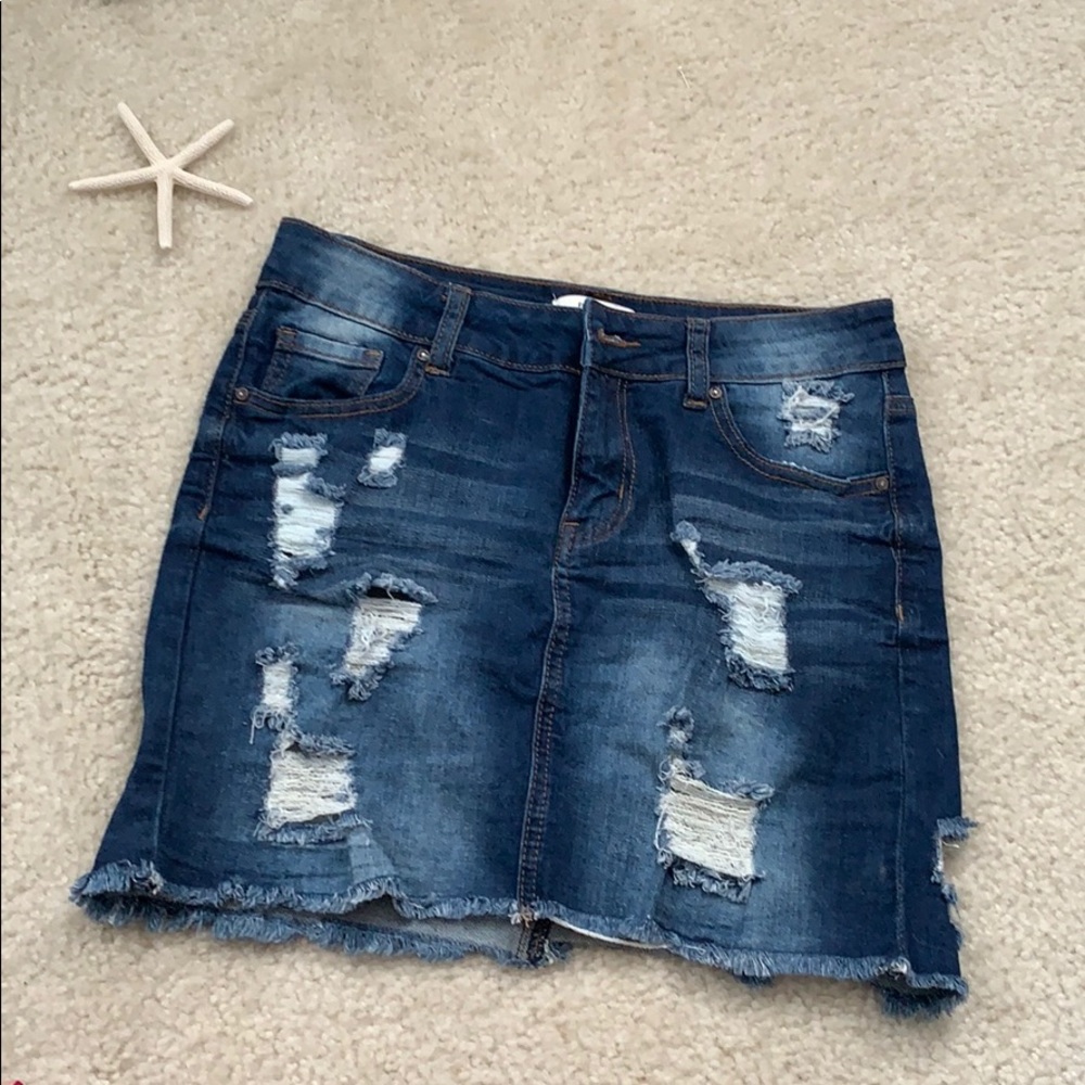 Forever21 🌷Jean skirt high rise